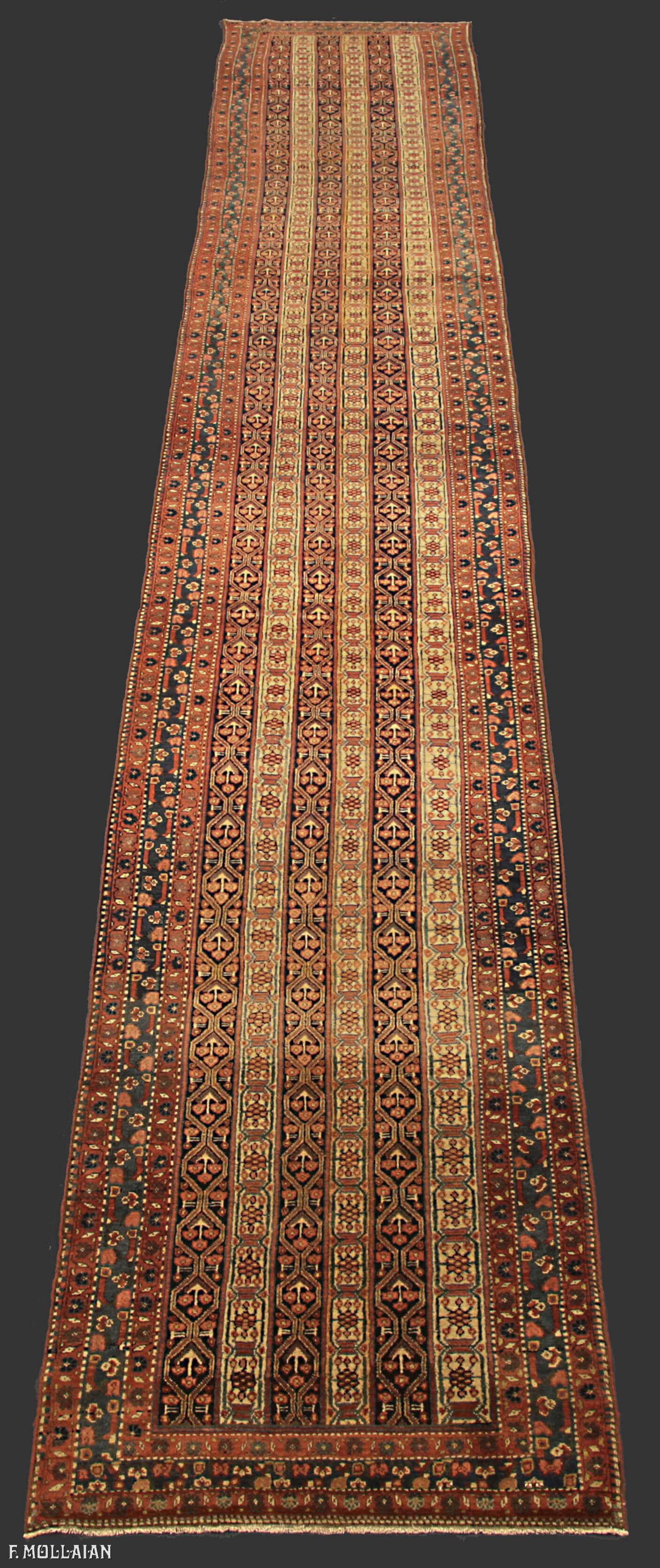 An Antique Persian Bakshaish Runner n°:82905777